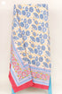 20s Cotton Bed Cover in Block Print